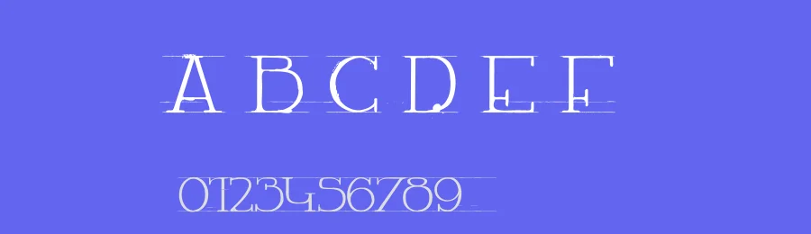 La Chambre 67 by Maelle.K | Thomas Boucherie — Decorative Font — thumbnail 3