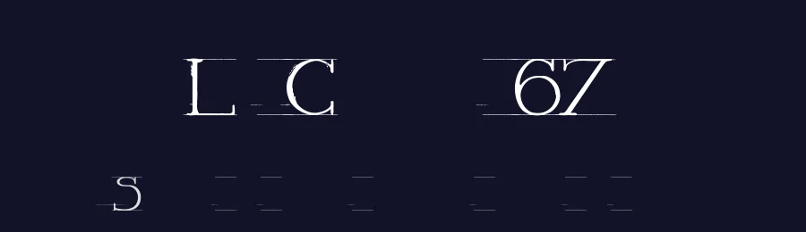 La Chambre 67 by Maelle.K | Thomas Boucherie — Decorative Font — thumbnail 2