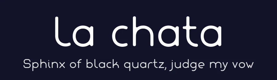 La chata by deFharo — Sans Serif Font — thumbnail 2