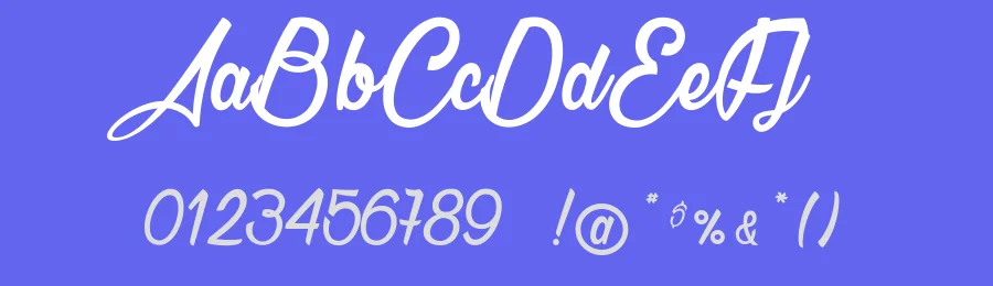 La Cithare by dcoxy - Greg Medina — Script Handwritten Font — thumbnail 3