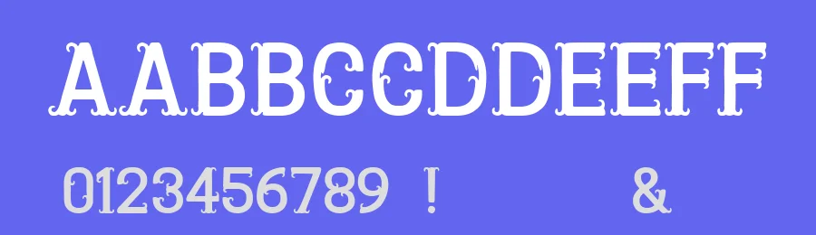 La Deco Klan by Woodcutter — Decorative Font — thumbnail 3