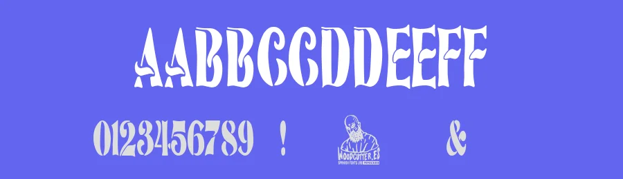 La Extra Pomposa by Woodcutter — Decorative Font — thumbnail 3