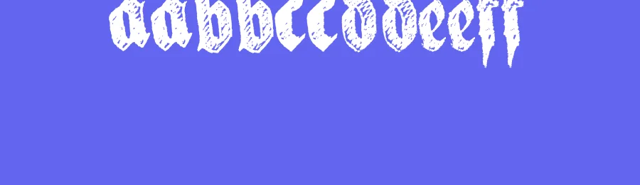 La Fraktouille by alien foundery — Blackletter Font — thumbnail 3