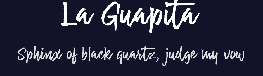 La Guapita by StereoType — Script Handwritten Font — thumbnail 2