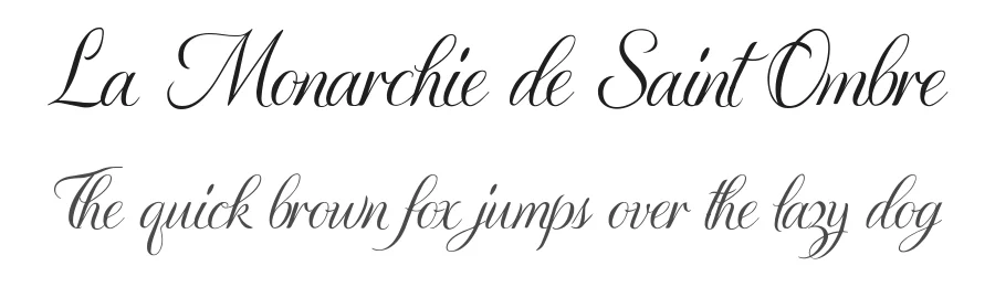 La Monarchie de Saint Ombre