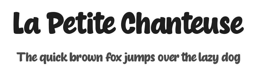 La Petite Chanteuse by BlackFridayFont FMF — Decorative Font