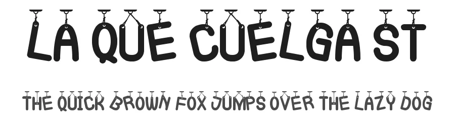 La Que Cuelga St by Southype — Decorative Font
