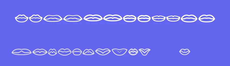 Labbra by Vladimir Nikolic — Dingbats Font — thumbnail 3