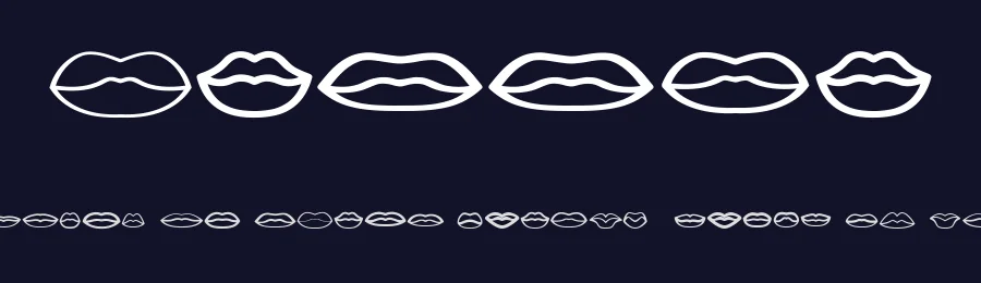 Labbra by Vladimir Nikolic — Dingbats Font — thumbnail 2