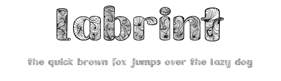 Labrint by Digital Typeface Studio โ Decorative Font