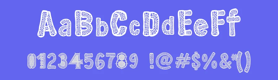 Lace Nice by Galdino Otten Fonts — Decorative Font — thumbnail 3