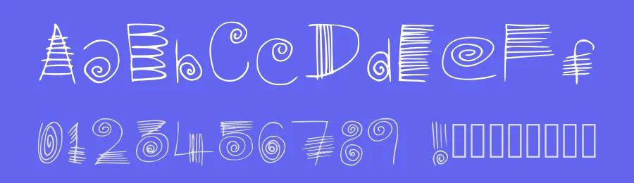 Ladder Writing by Star-dragon — Decorative Font — thumbnail 3