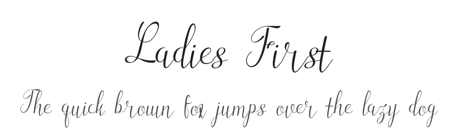 Ladies First