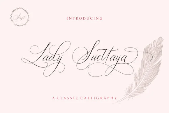 Lady Suettaya Font by Sulthan Studio β Script Handwritten Font