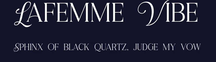 Lafemme Vibe by Jolicia Type Foundry — Decorative Font — thumbnail 2