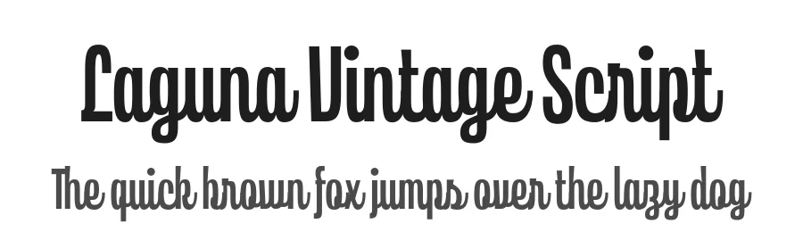 Laguna Vintage Script
