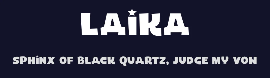 Laika by Zootype Foundry — Decorative Font — thumbnail 2