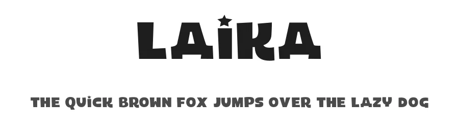 Laika by Zootype Foundry — Decorative Font