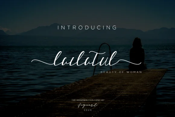 Lailatul Font by fiqiart β Script Handwritten Font