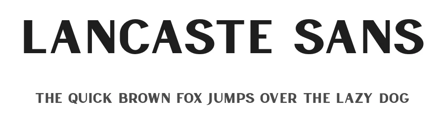 Lancaste Sans by Runsell Studio β Sans Serif Font