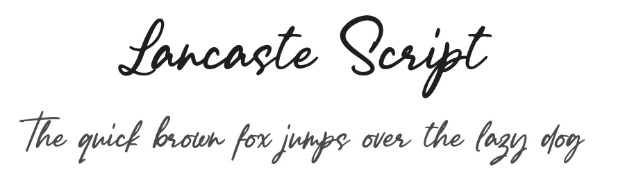 Lancaste Script