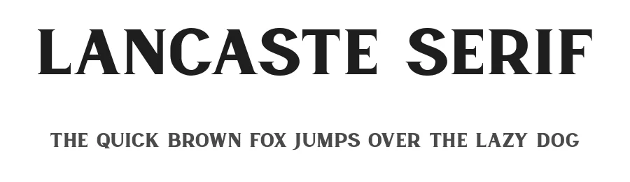 Lancaste Serif