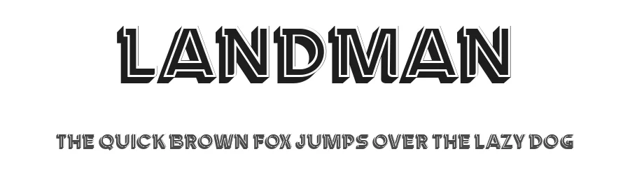 Landman by Vladimir Nikolic — Sans Serif Font