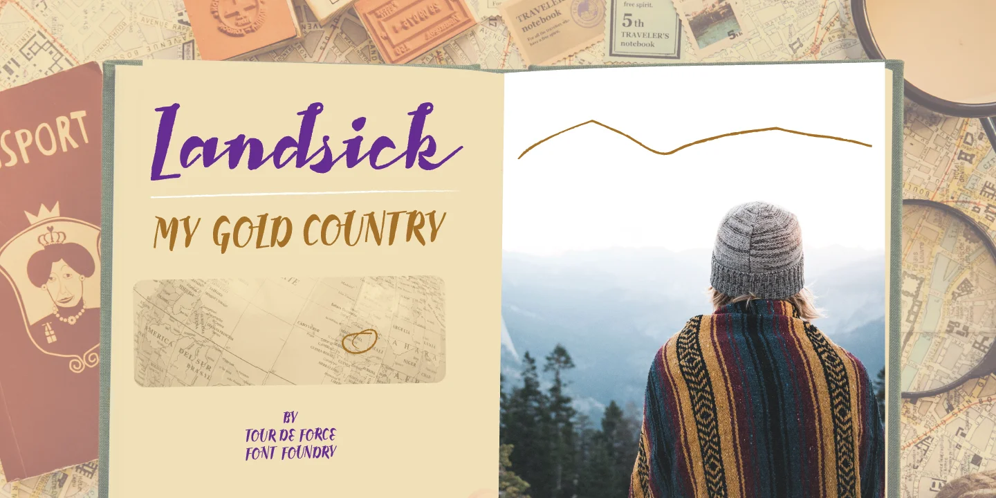 Landsick Font by Tour De Force β Script Handwritten Font