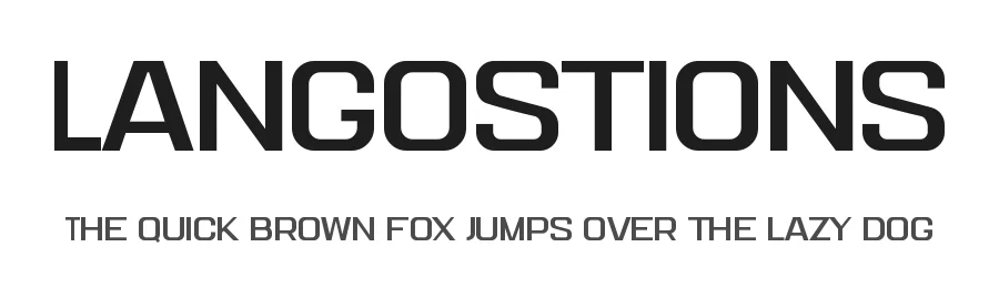 Langostions by UI Creative — Sans Serif Font