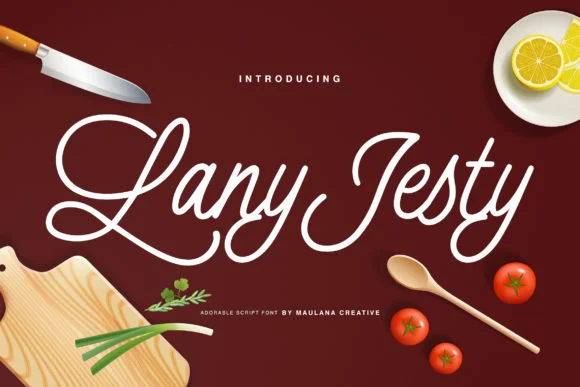 Lany Jesty Script Font by Maulana Creative — Script Handwritten Font