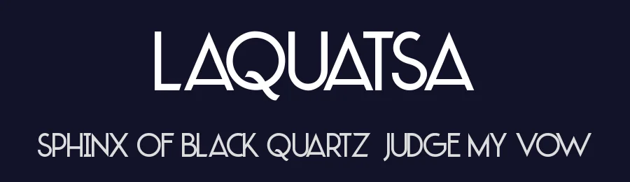 Laquatsa by PremiereGraphics — Decorative Font — thumbnail 2