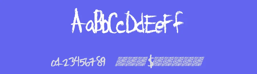 Large Crayon by Xerographer Fonts — Script Handwritten Font — thumbnail 3