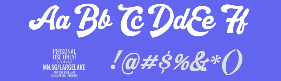 Largelake by Måns Grebäck — Script Handwritten Font — thumbnail 3