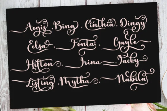 Larisa Font by Sulthan Studio by Sulthan Studio — Script Handwritten Font — thumbnail 4