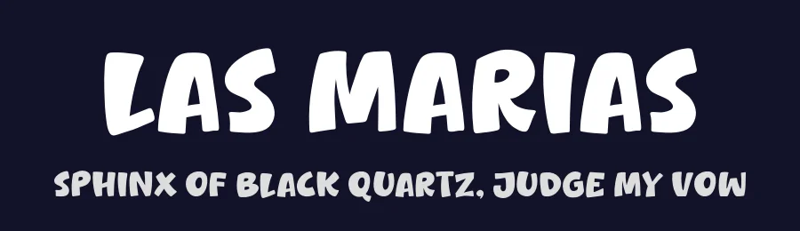 Las Marias by Khurasan — Decorative Font — thumbnail 2
