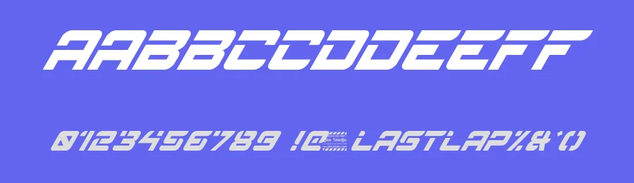 Lastlap by Din Studio — Display Font — thumbnail 3