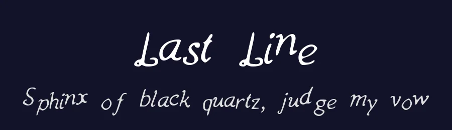 Last Line by Cameron Bensimon — Script Handwritten Font — thumbnail 2