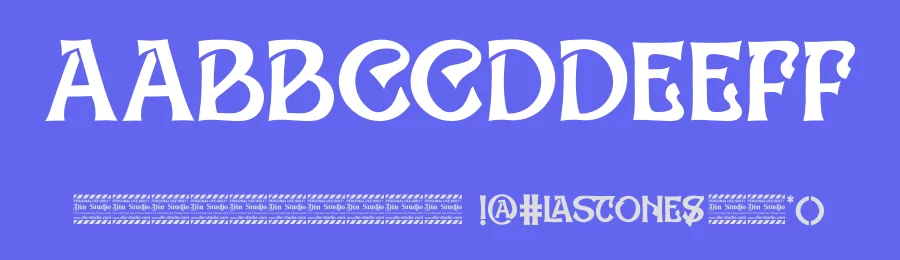 Lastones by Din Studio — Decorative Font — thumbnail 3