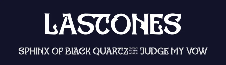 Lastones by Din Studio — Decorative Font — thumbnail 2