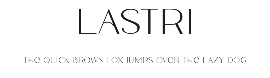 Lastri by RantautypeStudio β Sans Serif Font