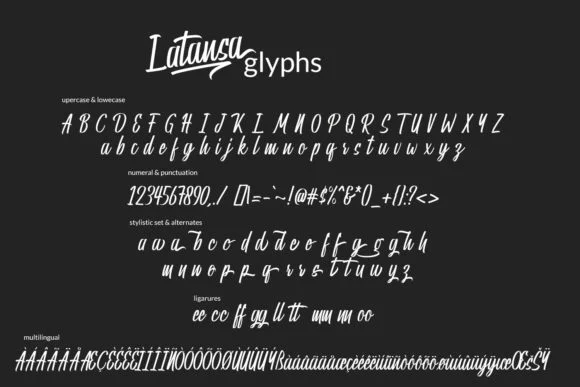 Latansa Font by Mytype Studio — Script Handwritten Font — thumbnail 2