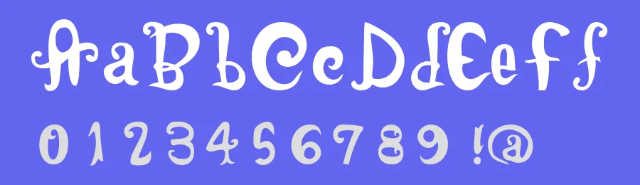 Late Puberty by Adult Human — Decorative Font — thumbnail 3