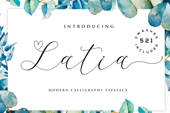 Latia Script Font by fanastudio β Script Handwritten Font