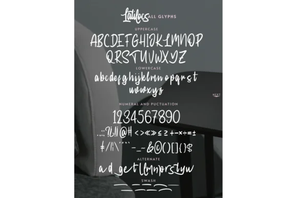 Latilocs Font by InspiraType — Script Handwritten Font — thumbnail 5