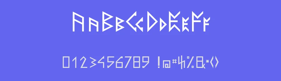 Latin Runes by Virstag — Dingbats Font — thumbnail 3