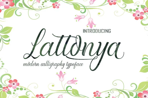Lattonya Font by Polem — Script Handwritten Font