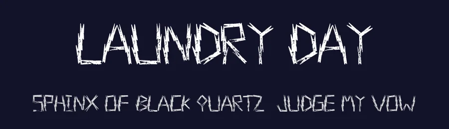 Laundry Day by I Like Fonts — Decorative Font — thumbnail 2