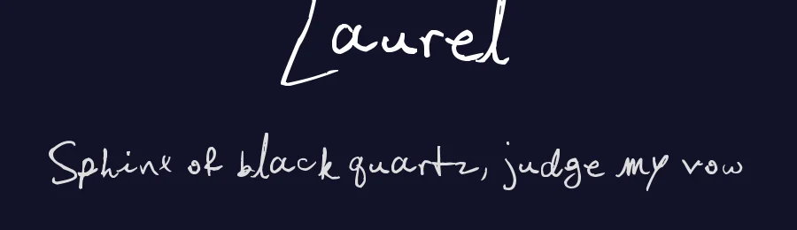 Laurel by Rosemary — Script Handwritten Font — thumbnail 2