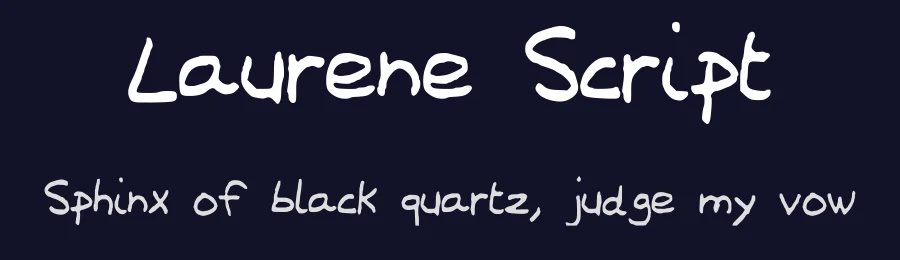 Laurene Script by Laurene — Script Handwritten Font — thumbnail 2
