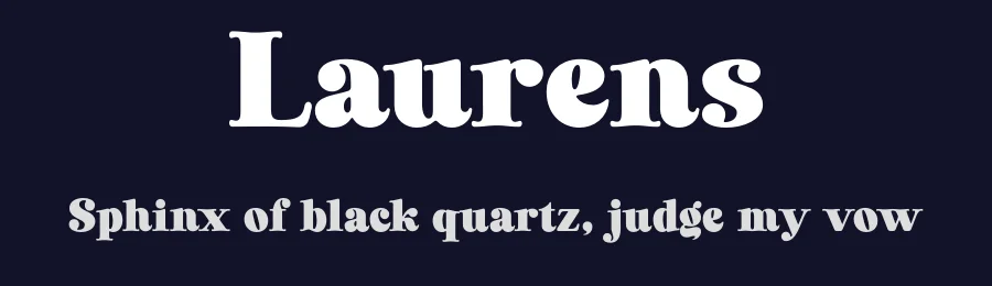 Laurens by Letteralle Studios — Serif Font — thumbnail 2